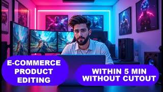 5-Minute Product Retouching Without Cutout | Clean White Background in Photoshop (Hindi Tutorial)