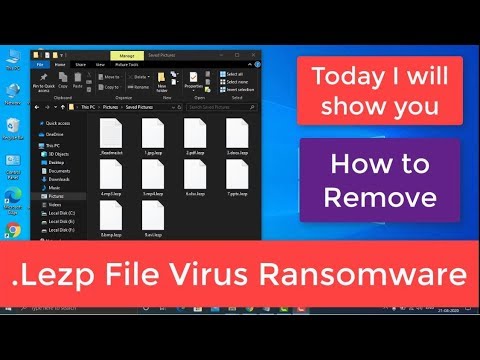 LEZP Virus (.lezp File) - Remove Lezp Ransomware + Decrypt .lezp Files