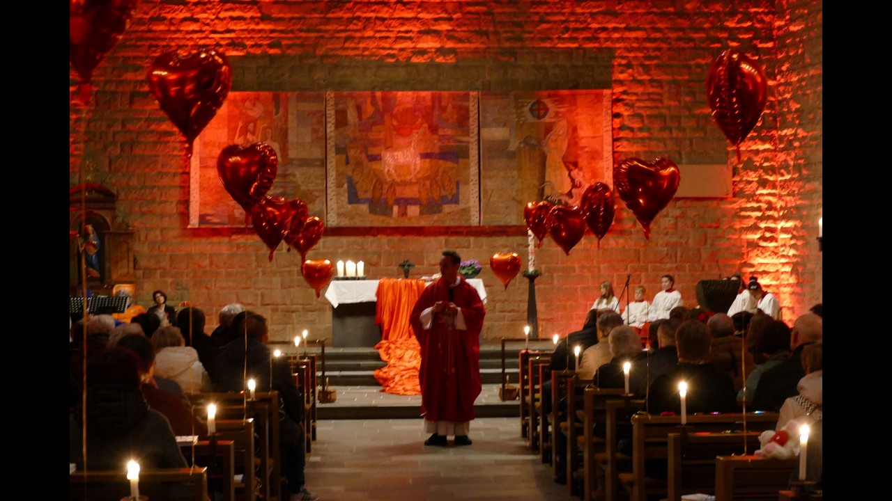 Valentinstag Gottesdienst aus der Johannes der Täufer Kirche in Epfenbach