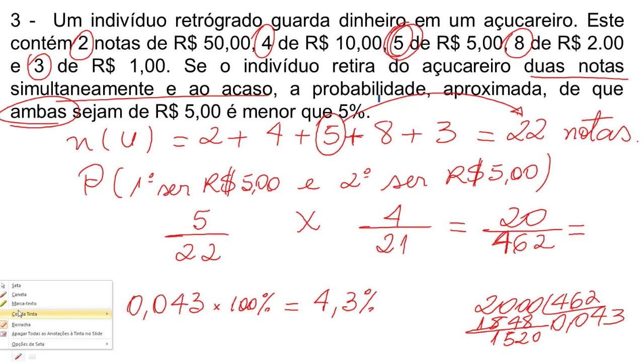 PROBABILIDADE - QUAL É A CHANCE? \Prof Gis - Estatística I