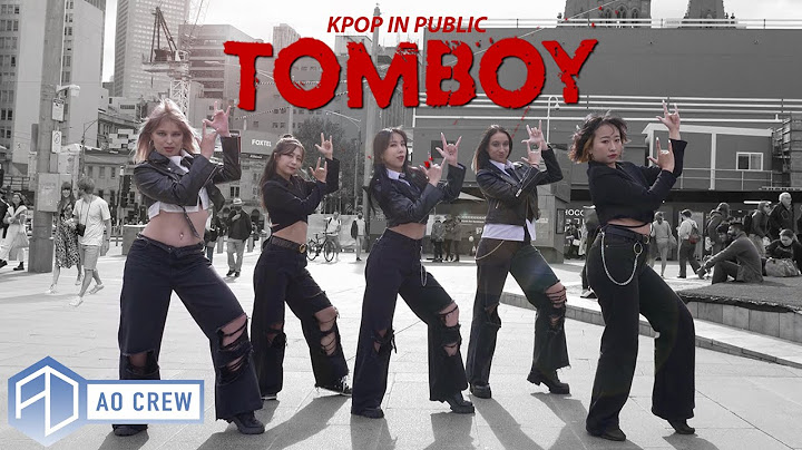 KPOP IN PUBLIC (G)I-DLE - 'TOMBOY' Dance Cover [AO CREW - Australia] ONE SHOT vers.