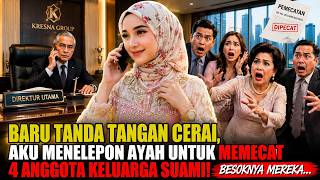Download lagu Baru Tanda Tangan Cerai, Aku Telepon Ayah Pecat 4 Keluarga Suami—Besoknya Mereka Panik!