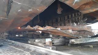 Pembongkaran lambung kapal LCT KINTA PERJAYA