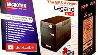 MICROTEK Legend UPS 650VA || Unboxing & Review