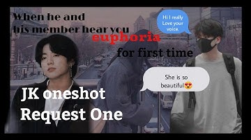 [{JK oneshot}] ||When he and his member hear you sing Euphoria for the first time|| (Request one)