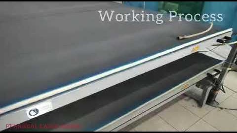 EVA laminated glass furnace working process