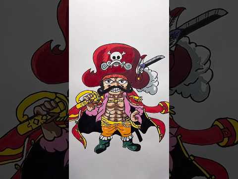 GOLDEN ROGER CHIBI #onepiece #satisfyingdrawing #viralshorts #shorts