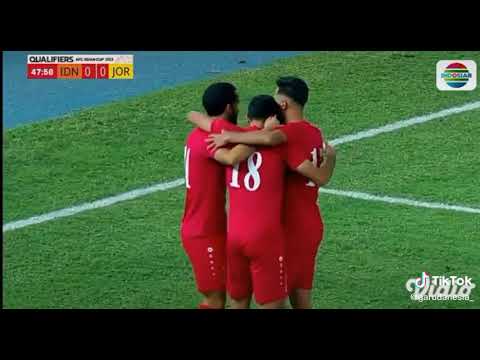 Hightlight dan Goll Timnas Indonesia vs Jordania di Kualifikasi Piala Asia 2023