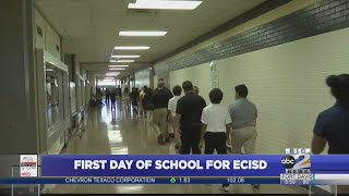 Ector County Independent School District First Day.