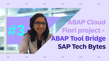 03 - ABAP Cloud - Fiori project using ABAP Tool Bridge