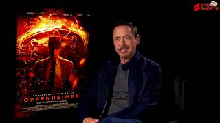 Robert Downey Jr Oppenheimer Interview