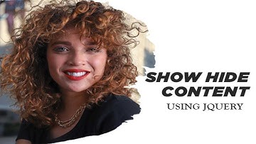 Show And Hide Parts Of Content With jQuery