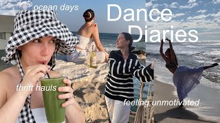 I'M STRUGGLING (unmotivated, thrift hauls, beach trip) Dance Diaries  coastal grandma edition! ⚓