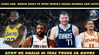 LeBron James And Luka Doncic React To Kyrie Irving's Insane Handles And Layup