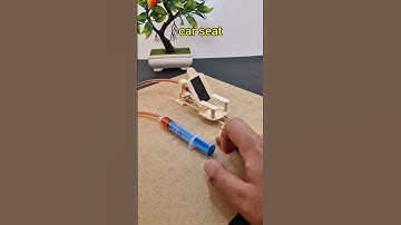 Car seat, back movement mechanism | #dcmotor #dcman #teach #experiment #techexperiments