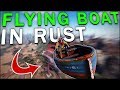 PLAYERS REACT to MY FLYING BOAT in RUST! - Funny Admin Trolling