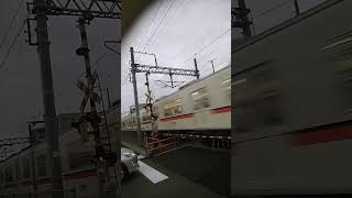 山陽3000系電車@未更新車による新開地ゆき普通列車