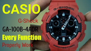 How to set the time Casio gshock GA-100
