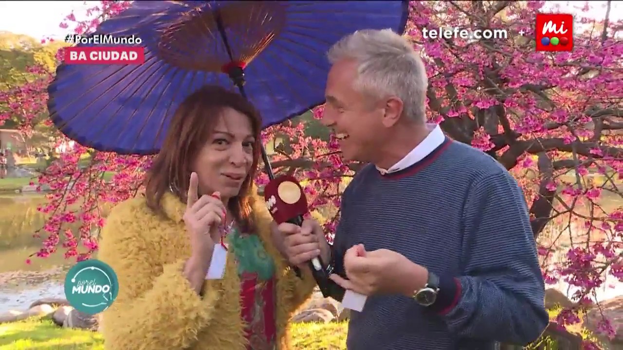 Lizy Tagliani y Marley en el Jardín Japonés - Por el Mundo 2018