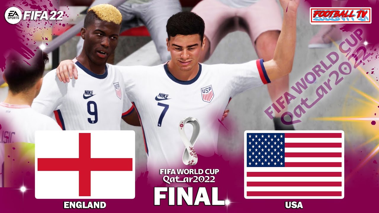 FIFA 22 England vs USA FIFA World Cup Qatar 2022 Gameplay PC