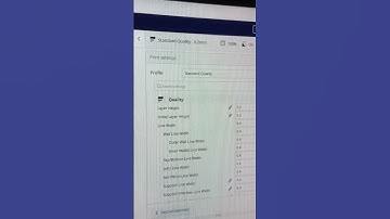 CURA Settings for 3D Printing