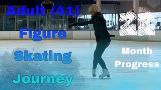 Adult (41) Figure Skating Journey - 22 Month Progress