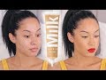 BLURRING, MATTE & FULL COVERAGE?! | Milk Makeup Blur Foundation First Impression + Wear Test