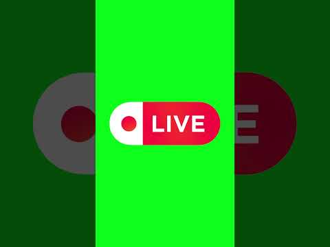 4K Live Animated Green Screen Video