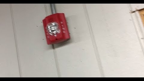 Field Work: Office Plaza Horn/Strobe Test (SpectrAlert Advances!)