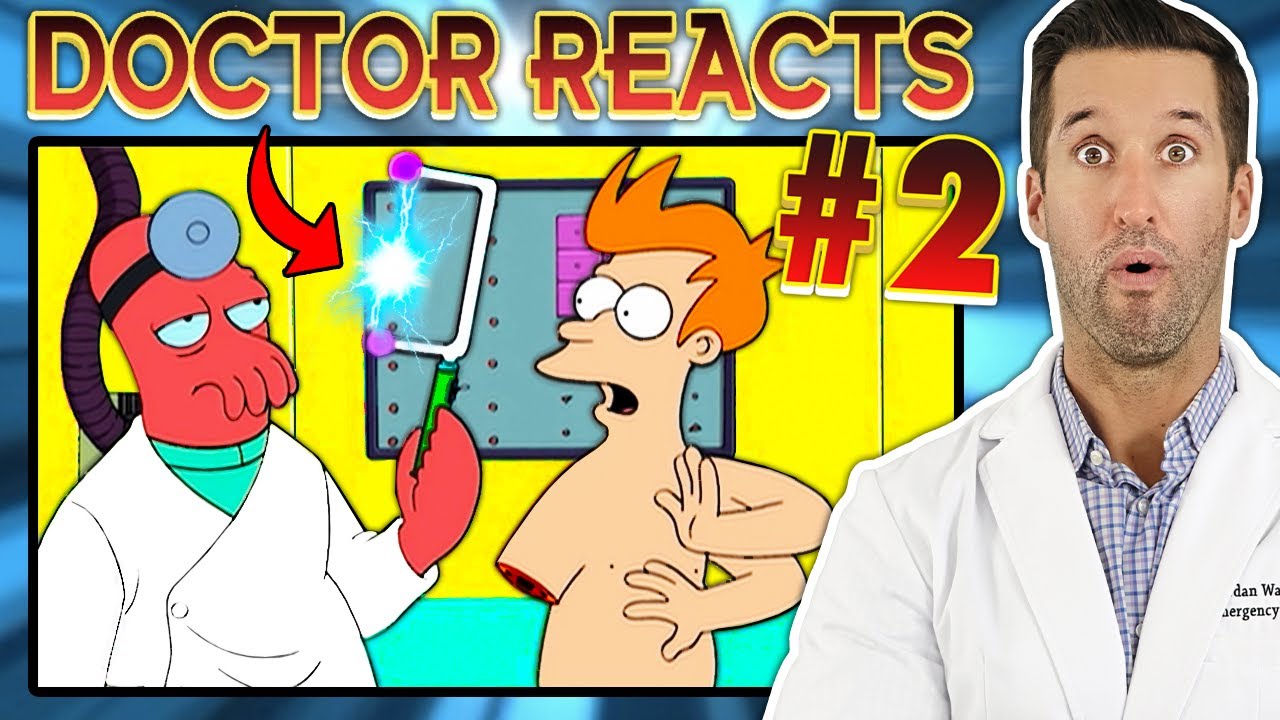 ⁣ER Doctor REACTS to Funniest Futurama Medical Scenes #2