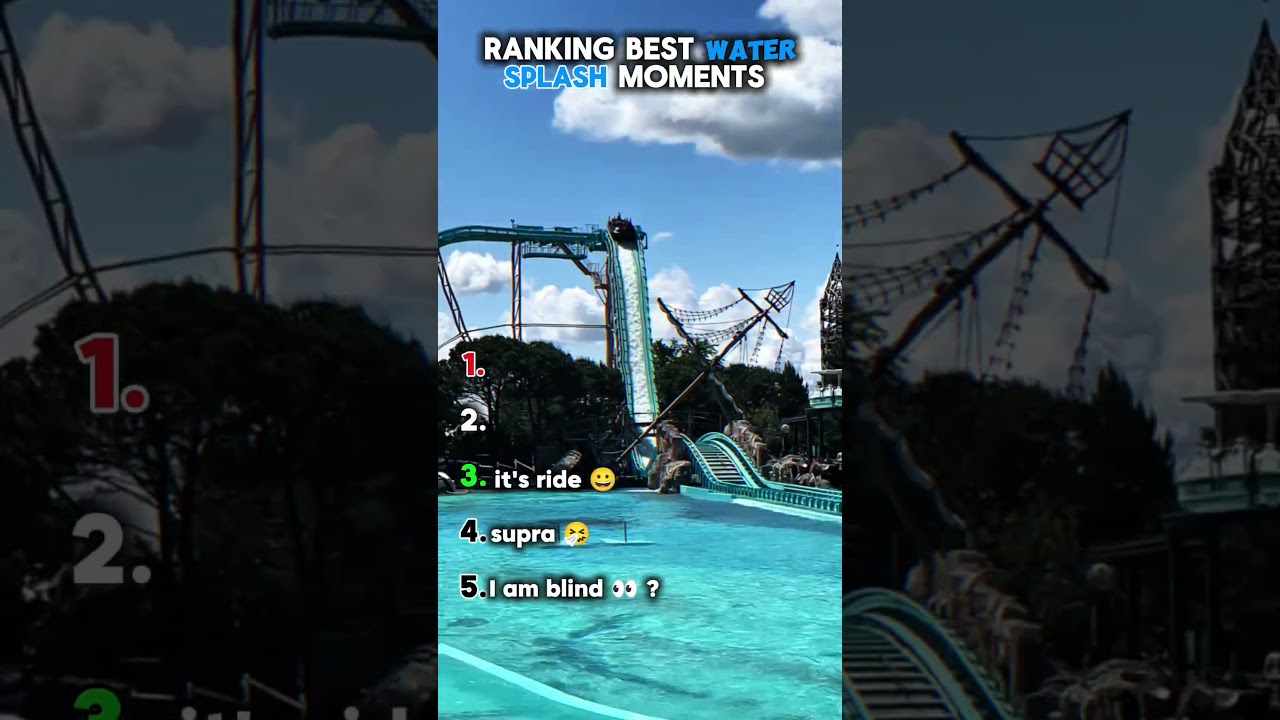 Ranking Best water splash moments 