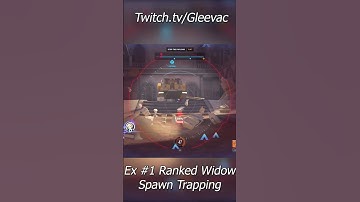 Ex Rank 1 Widowmaker Hilarious Spawn Trap in Overwatch 2 💀 #shorts
