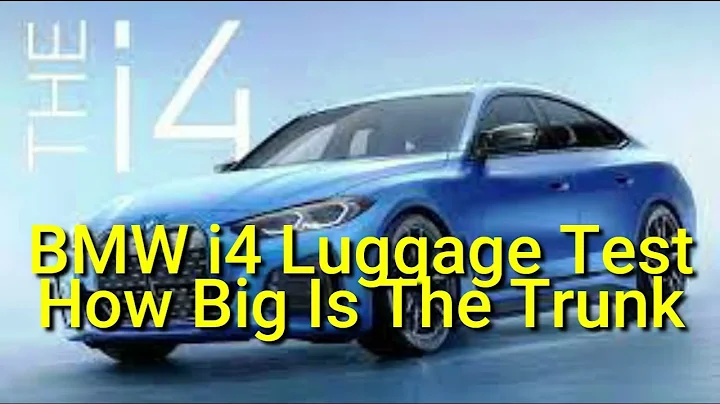BMW i4 Luggage Test || How Big Is The Trunk