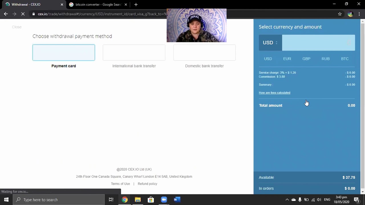 How to sell your BTC (Bitcoin) and transfer the money into your everyday Bank Account - YouTube