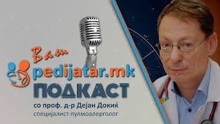 картинка: Ваш педијатар подкаст со проф. д-р Дејан Докиќ, специјалист пулмоалерголог: Астмата има многу лица