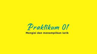 Algoritma dan pemrograman 2 pertemuan 07 larik array
