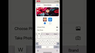 How To set custom icons for apps in shortcuts #tutorial #fyp #appledev #applewwdc
