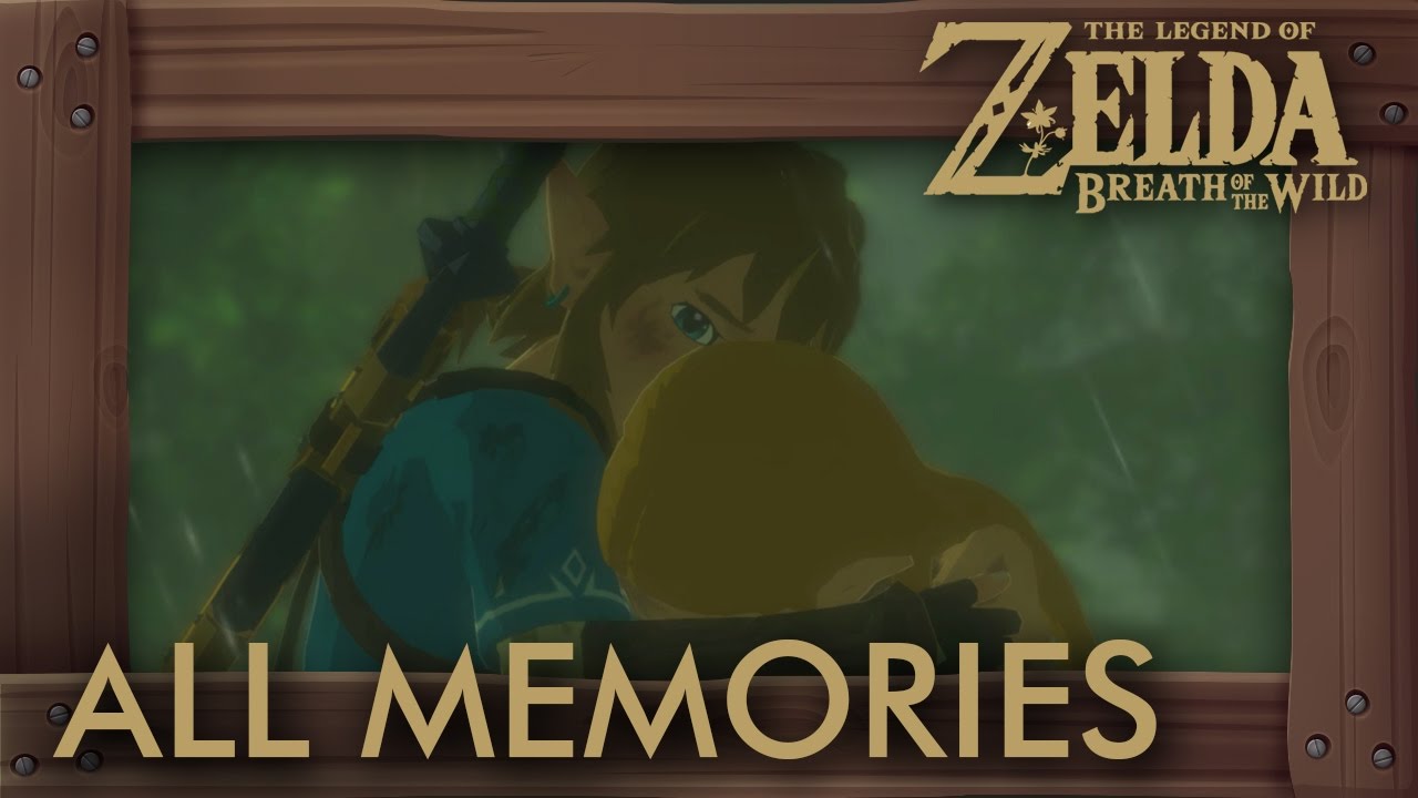 Zelda Breath of the Wild - All Memories (Zelda & Link Cutscenes) Full Past Story