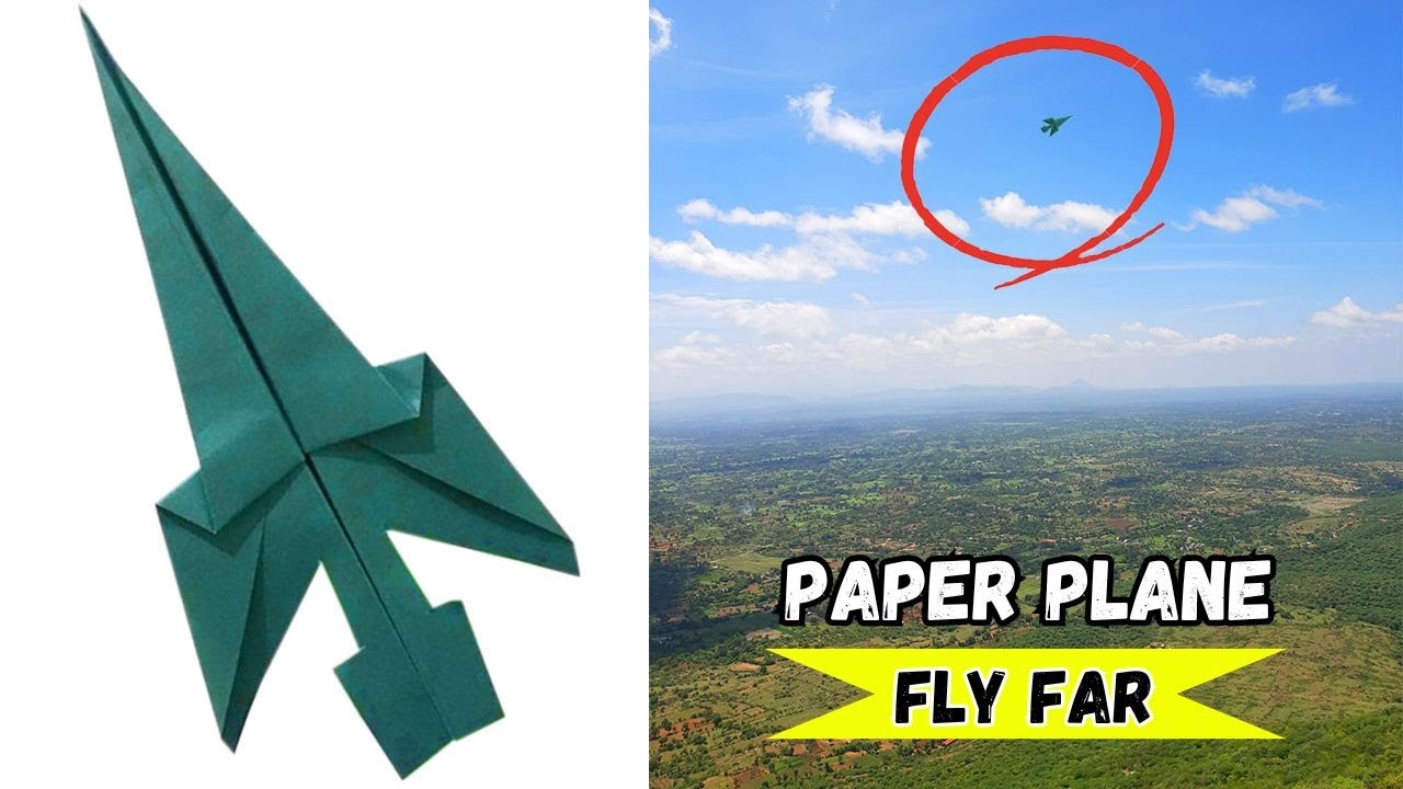 Flying Paper Rocket Plane Best Paper Plane Flying Rocket Fly to