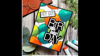 Unity Quick Tip: Masculine Birthday Card with Copic Coloring