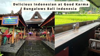 Match Highlights Review of Good Karma Bungalows Restaurant Bali Indonesia | Bali Travel Vlog |