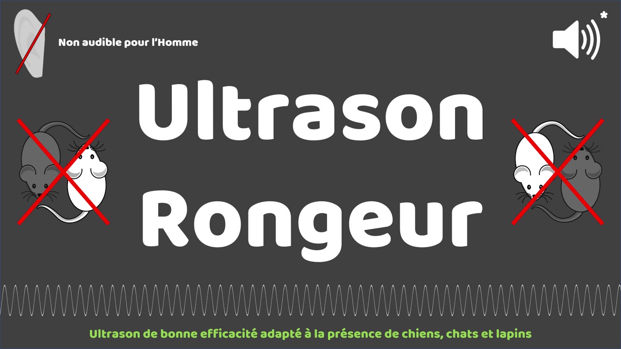 Ultrason pour contre rongeur adapté 