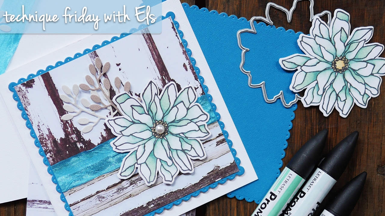 Flower Power Clear Stamps & Matching Die Sets Technique Friday with
