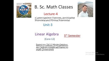 Cayley Hamilton Theorem and Minimal Polynomial