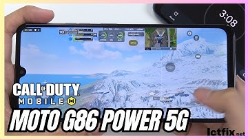 Motorola G86 Power 5G Call of Duty Mobile Gaming test CODM | Dimensity 7400, 120Hz Display