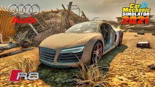 Audi R8 restoration - Car Mechanic Simulator 2021 screenshot 4