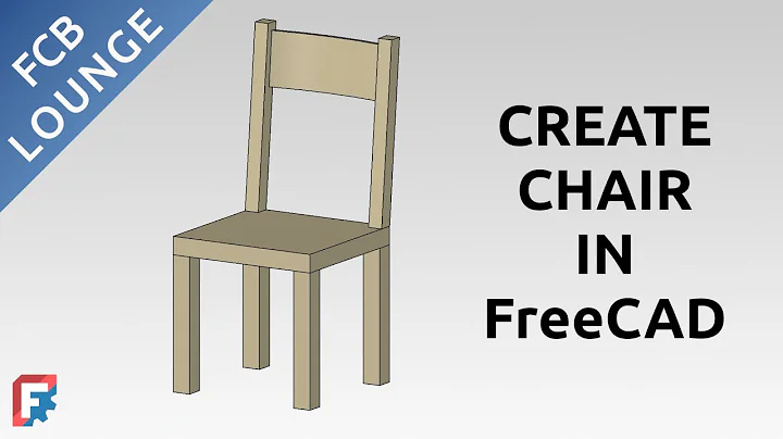 Create a Chair Model in FreeCAD BIM | Beginner Tutorial