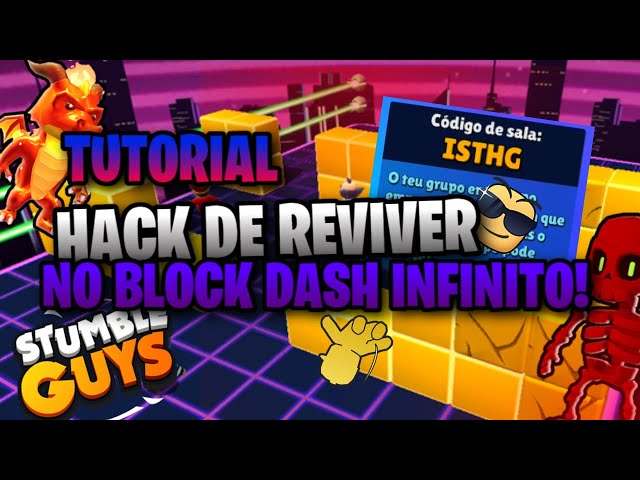 como jogar block dash infinito sozinho