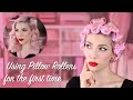 1940s inspired brush out and pillow rollers set (part 2 of my haircut tutorial)