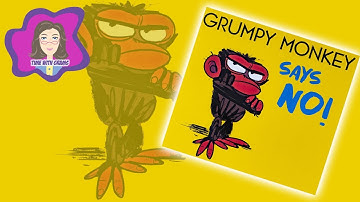 Read Along | Grumpy Monkey Says No! (with Highlighted words!)